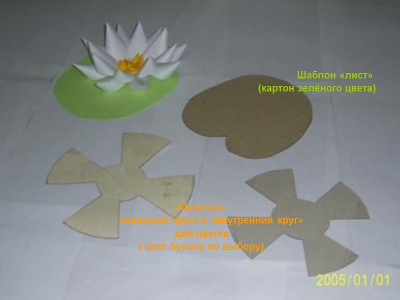 Шаблон «лист»            